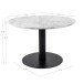 Couchtisch >Bolzano< in Weiss, Marmor - 70x45x70cm (BxHxT)