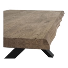 Couchtisch >Toulon< in Natur, Eiche-Massiv - 70x50x120cm (BxHxT)
