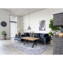 Couchtisch >Toulon< in Natur, Eiche-Massiv - 70x50x120cm (BxHxT)