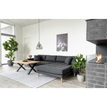 Couchtisch >Toulon< in Natur, Eiche-Massiv - 70x50x120cm (BxHxT)