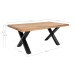 Couchtisch >Toulon< in Natur, Eiche-Massiv - 70x50x120cm (BxHxT)