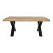 Couchtisch >Toulon< in Natur, Eiche-Massiv - 70x50x120cm (BxHxT)