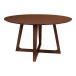 Esstisch >Hellerup< in Natur, Nussbaum - 137x76x137cm (BxHxT)