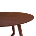 Esstisch >Hellerup< in Natur, Nussbaum - 137x76x137cm (BxHxT)