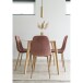 Esstisch >Vojens< in Weiss, MDF - 105x75x105cm (BxHxT)