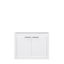 Kommode >L-Light< in weiß - 103x78,3x41,3cm...