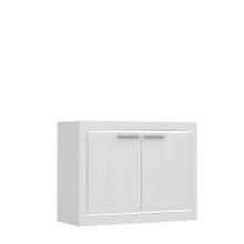 Kommode >L-Light< in weiß - 103x78,3x41,3cm (BxHxT)