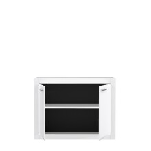 Kommode >L-Light< in weiß - 103x78,3x41,3cm (BxHxT)
