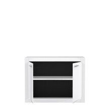 Kommode >L-Light< in weiß - 103x78,3x41,3cm (BxHxT)