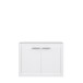 Kommode >L-Light< in weiß - 103x78,3x41,3cm (BxHxT)
