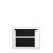 Kommode >L-Light< in weiß - 103x78,3x41,3cm (BxHxT)