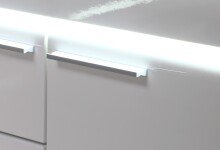 Kommode >L-Light < in weiß - 157,7x78,3x41,3cm (BxHxT)