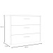 Kommode >Modern Way< in braun,weiß - 99,8x79,9x41,5cm (BxHxT)