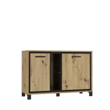 Kommode >Trondheim< in Klarglas - 120,4x81,3x41,5cm (BxHxT)