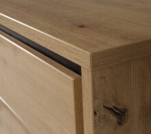 Kommode >Trondheim< in Klarglas - 120,4x81,3x41,5cm (BxHxT)