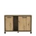 Kommode >Trondheim< in Klarglas - 120,4x81,3x41,5cm (BxHxT)