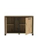 Kommode >Trondheim< in Klarglas - 120,4x81,3x41,5cm (BxHxT)