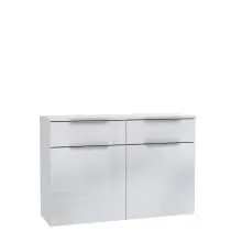 Kommode >Starlet Plus < in weiß,grau -...