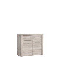 Kommode >Portland< in beige,braun - 96,3x83,1x41,3cm (BxHxT)