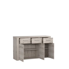 Kommode >Portland< in beige,braun - 136x83,1x41,3cm (BxHxT)