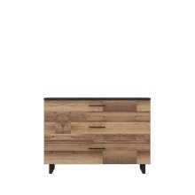 Kommode >Jakobina < in schwarz,braun -...