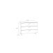 Kommode >Jakobina < in schwarz,braun - 120,1x85,8x41,3cm (BxHxT)