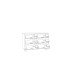 Kommode >Jakobina < in schwarz,braun - 120,1x85,8x41,3cm (BxHxT)
