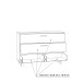 Kommode >Sirius Black < in braun,grau - 120,1x85,8x41,3cm (BxHxT)