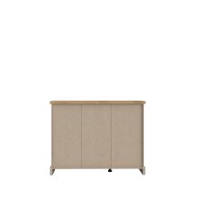Kommode >Kaszimiro < in braun,schwarz - 113,5x88,2x52cm (BxHxT)