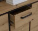 Kommode >Trondheim< in schwarz,braun - 178,4x94,1x41,5cm (BxHxT)