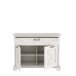 Kommode >Kashmir< in weiß,beige - 123,3x95,9x48,2cm (BxHxT)