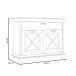 Kommode >Kashmir< in weiß,beige - 123,3x95,9x48,2cm (BxHxT)