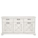 Kommode >Kashmir< in weiß,beige - 177,4x96,2x48,2cm (BxHxT)
