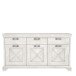 Kommode >Kashmir< in weiß,beige - 177,4x96,2x48,2cm (BxHxT)