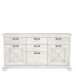 Kommode >Kashmir< in weiß,beige - 177,7x96,2x48,3cm (BxHxT)