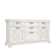 Kommode >Kashmir< in weiß,beige - 177,7x96,2x48,3cm (BxHxT)
