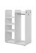 Garderobe >Lala< in weiß - 78x109x39cm (BxHxT)