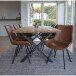 Esstisch >Montpellier< in Natur, Eiche-Massiv - 95x75x200cm (BxHxT)