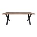 Esstisch >Montpellier< in Natur, Eiche-Massiv - 95x75x200cm (BxHxT)