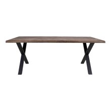 Esstisch >Toulon< in Natur, Eiche-Massiv - 95x75x200cm (BxHxT)