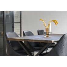 Esstisch >Toulon< in Natur, Eiche-Massiv - 95x75x200cm (BxHxT)