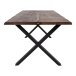 Esstisch >Toulon< in Natur, Eiche-Massiv - 95x75x200cm (BxHxT)
