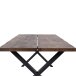 Esstisch >Toulon< in Natur, Eiche-Massiv - 95x75x200cm (BxHxT)