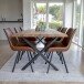 Esstisch >Toulon< in Natur, Eiche-Massiv - 95x75x200cm (BxHxT)