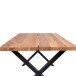 Esstisch >Toulon< in Natur, Eiche-Massiv - 95x75x200cm (BxHxT)