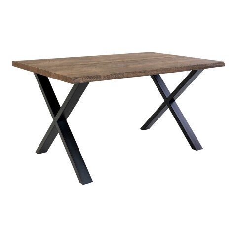 Esstisch >Toulon< in Natur, Eiche-Massiv - 95x75x140cm (BxHxT)