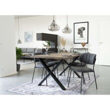 Esstisch >Toulon< in Natur, Eiche-Massiv - 95x75x140cm (BxHxT)