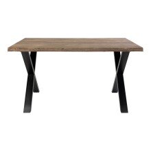 Esstisch >Toulon< in Natur, Eiche-Massiv - 95x75x140cm (BxHxT)