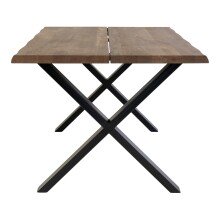 Esstisch >Toulon< in Natur, Eiche-Massiv - 95x75x140cm (BxHxT)