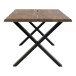 Esstisch >Toulon< in Natur, Eiche-Massiv - 95x75x140cm (BxHxT)